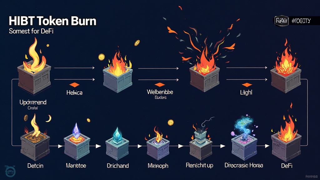 HIBT token burns